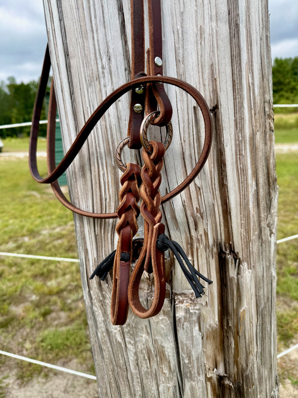 Blood Knot Roping Reins with O-Rings